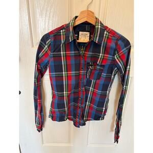Ambercrombie & Fitch 90s Preppy Style button Down XS